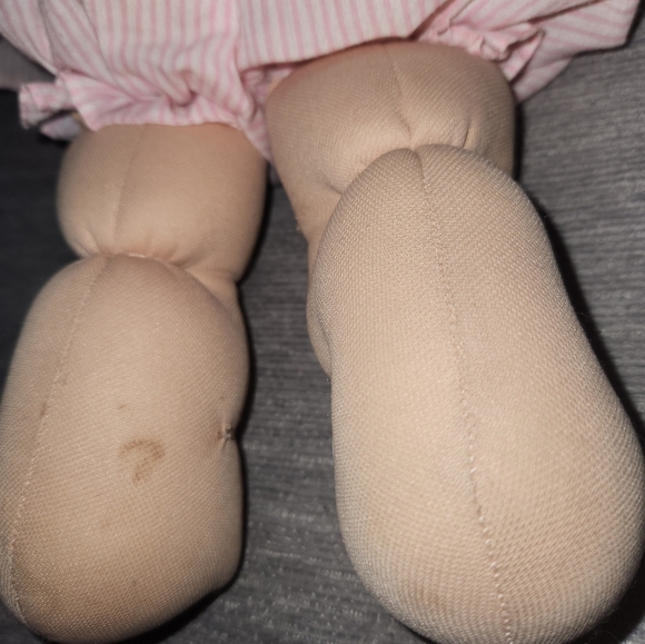 Vintage Cabbage Patch Kid Blonde Yarn Hair Green Eyes 1978,1982 - Picture 8 of 16